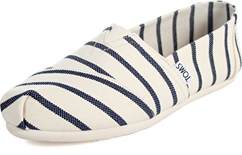 TOMS Men's Alpargata Loafer Flat, White, 12