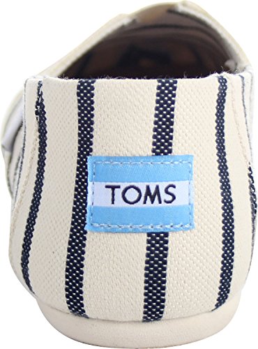 TOMS Men's Alpargata Loafer Flat, White, 12