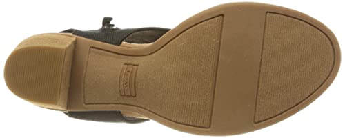 TOMS womens Seasonal Classics flats shoes, Black Perforated Synthetic Suede, 12 US