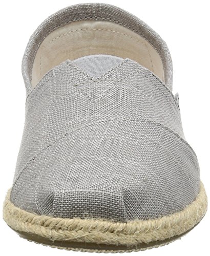 TOMS - Seasonal Classics (Grey Linen) Women Slip On Shoes (12)