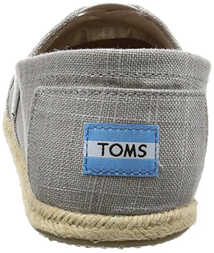 TOMS - Seasonal Classics (Grey Linen) Women Slip On Shoes (12)