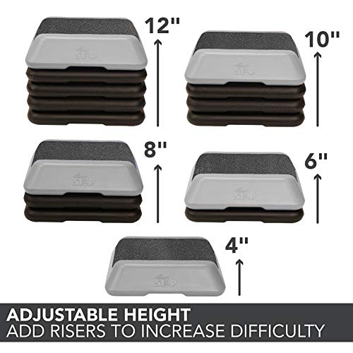 Adjustable High Step Aerobic Platform - Home Gym Exercise