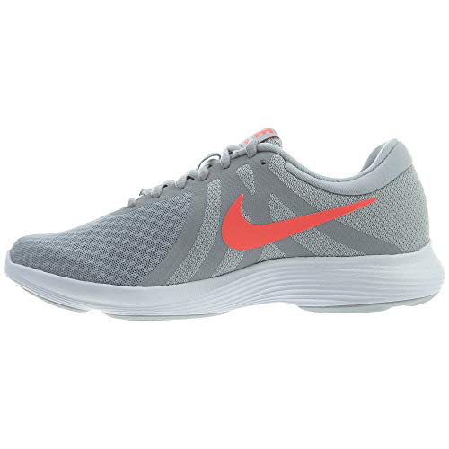 Nike Women's Revolution 4 Wolf Grey/Flash Crimson 7
