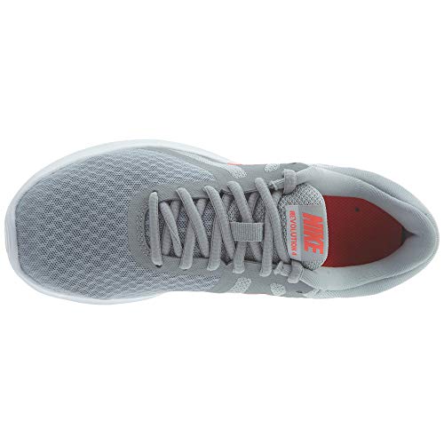 Nike Women's Revolution 4 Wolf Grey/Flash Crimson 7