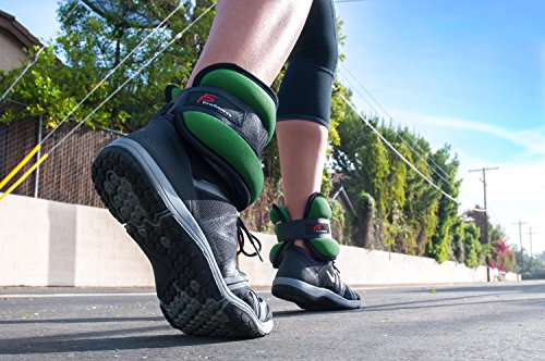 Prosource Fit Ankle Wrist Weights Set of 2, Adjustable Comfort Fit, 1 to 5 lb for Women, and Men