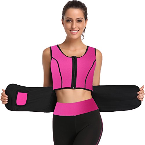HOPLYNN Waist Trainer Belt - Pink, Small
