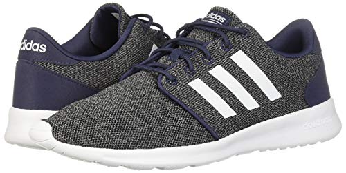 adidas Women's CloudfoamQT Racer Xpressive-Contemporary CloudfoamRunning Sneakers Shoes, trace blue/white/black, 7.5 M US