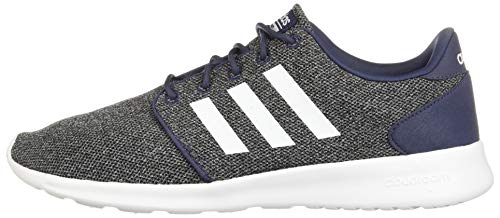 adidas Women's CloudfoamQT Racer Xpressive-Contemporary CloudfoamRunning Sneakers Shoes, trace blue/white/black, 7.5 M US