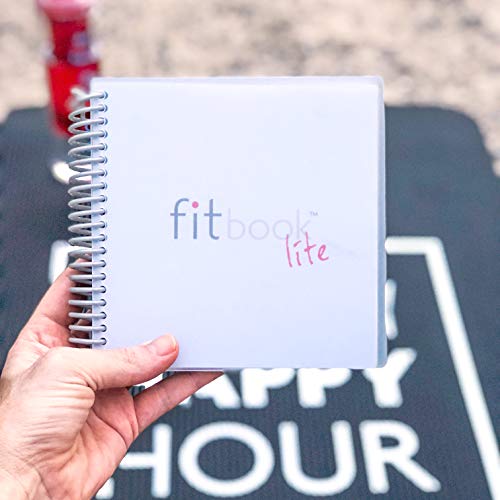 Fitlosophy Fitbook Lite 6-Week Fitness Weight Loss Food Journal and Meal Planner, 6.2" W x 5.8" L