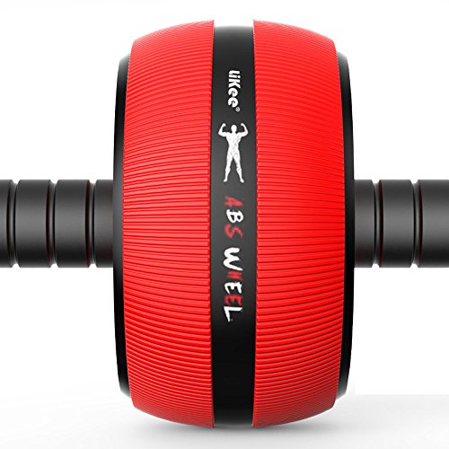 LiKee Ab Wheel Roller, Core Training Roller Abdominal Workout Equipment Exercise and Fitness Wheel at Home with Knee Pad for Man Woman Gymnastics Home Gym