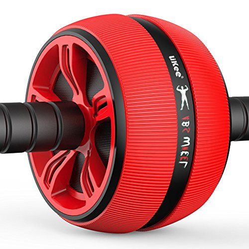 LiKee Ab Wheel Roller, Core Training Roller Abdominal Workout Equipment Exercise and Fitness Wheel at Home with Knee Pad for Man Woman Gymnastics Home Gym