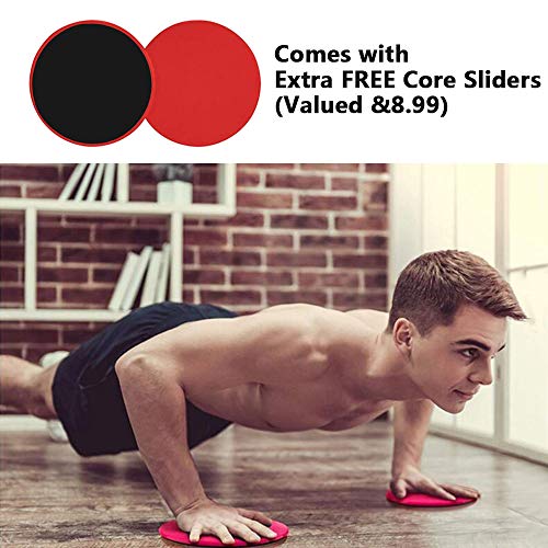 LiKee Ab Wheel Roller, Core Training Roller Abdominal Workout Equipment Exercise and Fitness Wheel at Home with Knee Pad for Man Woman Gymnastics Home Gym