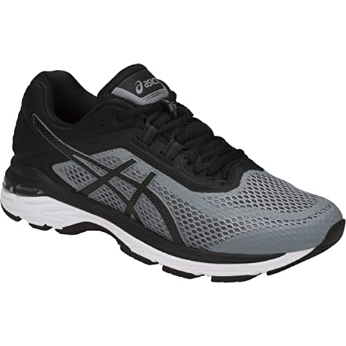 ASICS Men's GT-2000 6 Running Shoes, 10.5, Stone Grey/Black/White