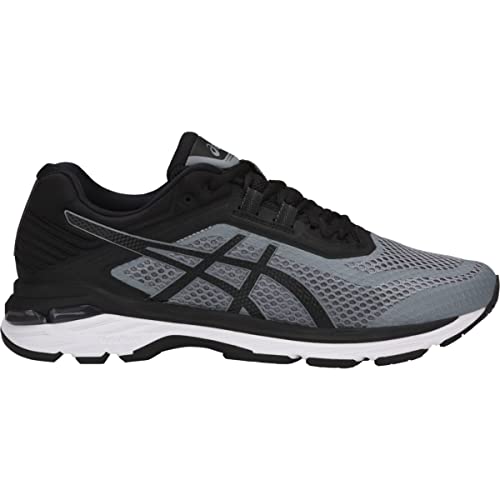 ASICS Men's GT-2000 6 Running Shoes, 11.5, Stone Grey/Black/White