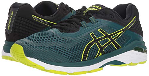 ASICS Men's GT-2000 6 Running Shoes, 11.5, Everglade/Black