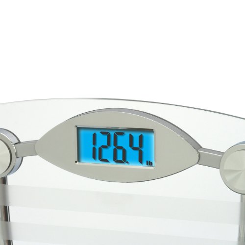 Taylor Glass and Chrome Digital Bathroom Scale, 400 Lb. Capacity