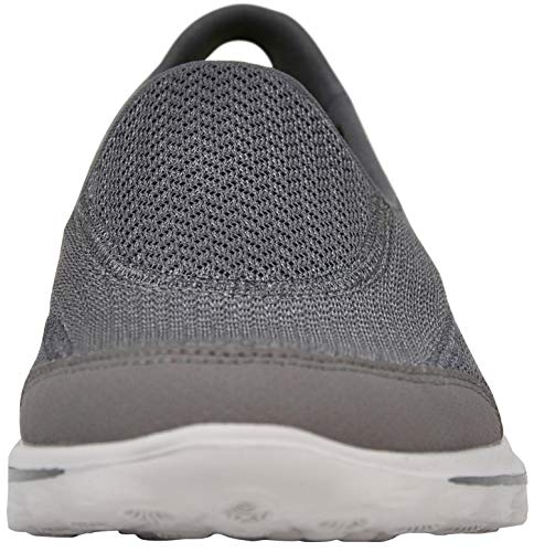 Skechers Performance Women's Go Walk 2 Slip-On Walking Shoe, Charcoal 9 M US