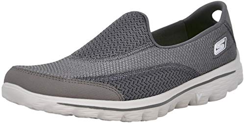 Skechers Performance Women's Go Walk 2 Slip-On Walking Shoe, Charcoal 9.5 M US