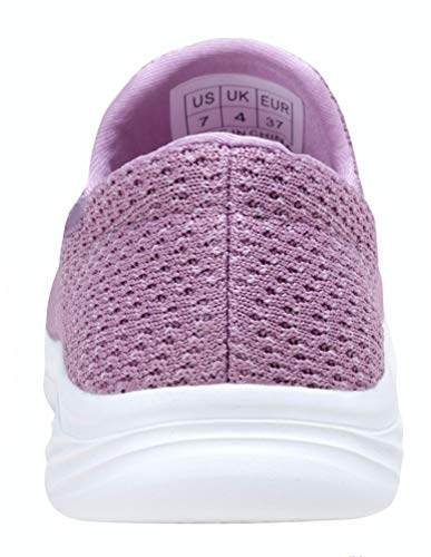 YILAN Women's Fashion Sneakers Breathable Sport Shoes (9, Tex Rose)