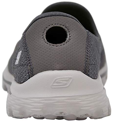 Skechers Performance Women's Go Walk 2 Slip-On Walking Shoe, Charcoal 6.5 M US