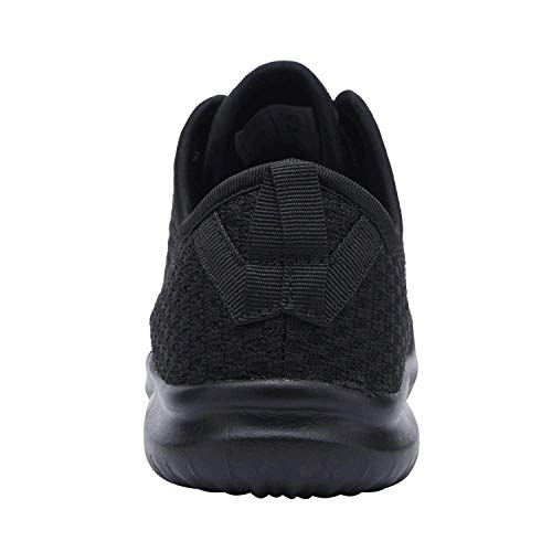 YILAN Women's Fashion Sneakers Breathable Sport Shoes (11, All Black)