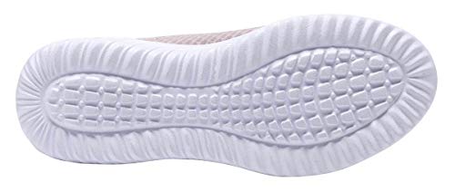 YILAN Women's Fashion Sneakers Breathable Sport Shoes (8, Carnation)