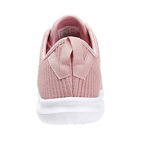 YILAN Women's Fashion Sneakers Breathable Sport Shoes (10 B(M) US, Pink-3)