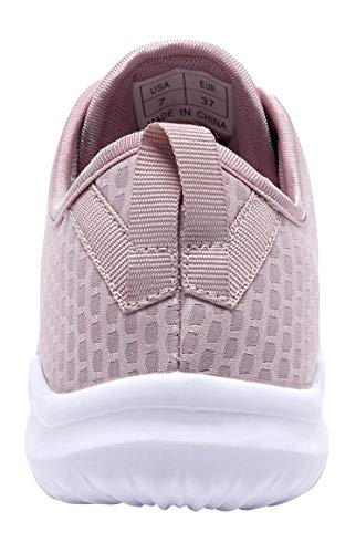 YILAN Women's Fashion Sneakers Breathable Sport Shoes (8.5, Carnation)