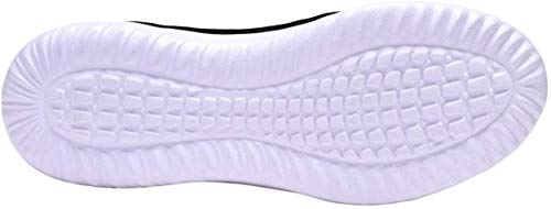 YILAN Women's Fashion Sneakers Breathable Sport Shoes (11, New Black)