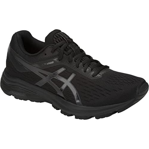 ASICS Women's GT-1000 7 Running Shoes, 11.5, Black/Phantom