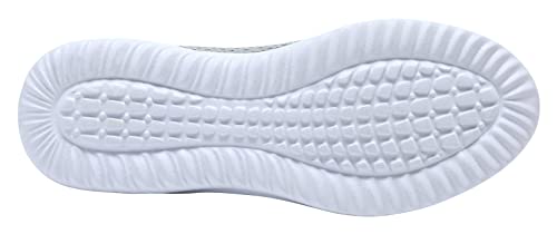 YILAN Women's Fashion Sneakers Breathable Sport Shoes (9, Grey)