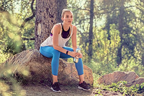Fitbit Charge 2 Heart Rate + Fitness Wristband, Plum, Large (US Version)