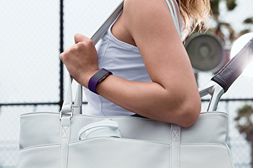 Fitbit Charge 2 Heart Rate + Fitness Wristband, Plum, Large (US Version)