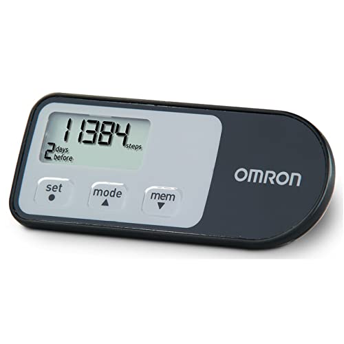 Omron HJ-321 Tri-Axis Alvita Pedometer, Black