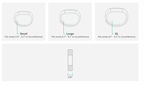 Fitbit Alta HR, Black, Large (US Version)