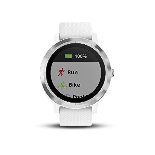 Garmin vívoactive 3, GPS Smartwatch with Contactless Payments and Built-in Sports Apps, White/Silver