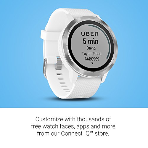 Garmin vívoactive 3, GPS Smartwatch with Contactless Payments and Built-in Sports Apps, White/Silver