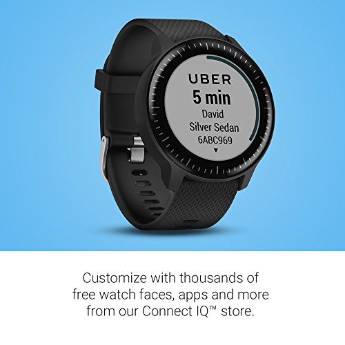 Garmin 010-01985-01 Vivoactive 3 Music, Gps Smartwatch with Music Storage and Built-In Sports Apps, Black