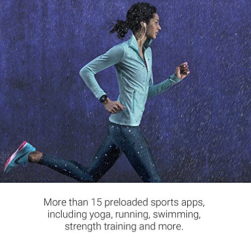 Garmin 010-01985-01 Vivoactive 3 Music, Gps Smartwatch with Music Storage and Built-In Sports Apps, Black