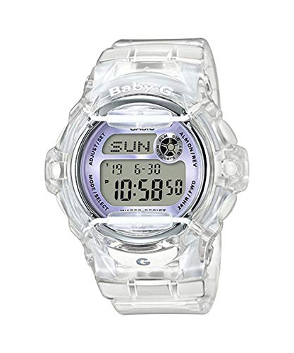 Casio Baby-G BG169R-7E Semi-Transparent Women's Sports Watch (Purple/Clear)