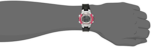 Marathon by Timex Unisex T5K807 Digital Mid-Size Gray/Coral Resin Strap Watch