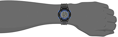 Marathon by Timex Unisex TW5K84800 Digital Mid-Size Black/Blue Resin Strap Watch