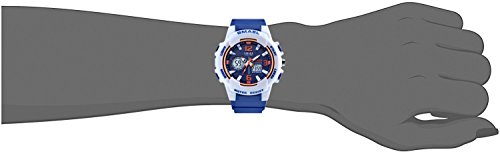 SMAEL Women's Sport Wrist Watch Quartz Dual Movement with Analog-Digital Display Watches for Women (Blue)