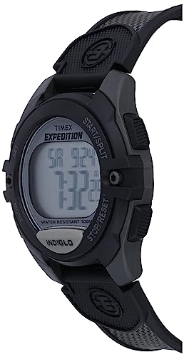 Timex Men's T40941 Expedition Full-Size Digital CAT Charcoal/Black Resin Strap Watch