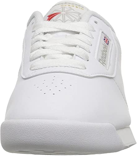 Reebok Women's Princess Aerobics Shoe, White, 9 M