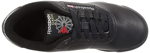 Reebok Women's Princess Sneaker, Black, 9 W