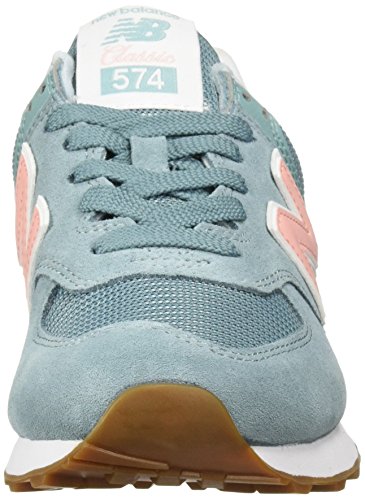 New Balance 574 V2 Summer Sneaker, Smoke Blue, Women's 6