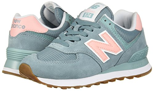 New Balance 574 V2 Summer Sneaker, Smoke Blue, Women's 6