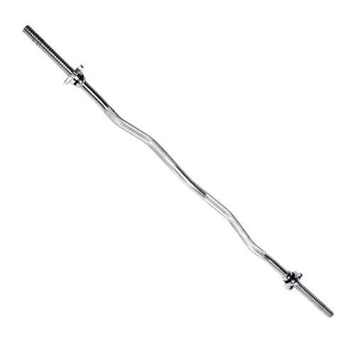 CAP Barbell Standard 1-inch Threaded EZ Curl Bar