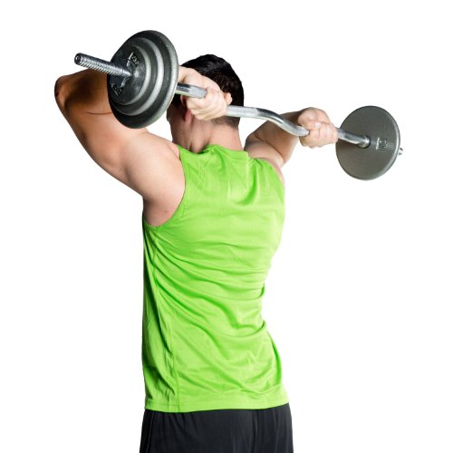 CAP Barbell Standard 1-inch Threaded EZ Curl Bar